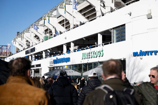 Aktivitet utanför Gamla Ullevi