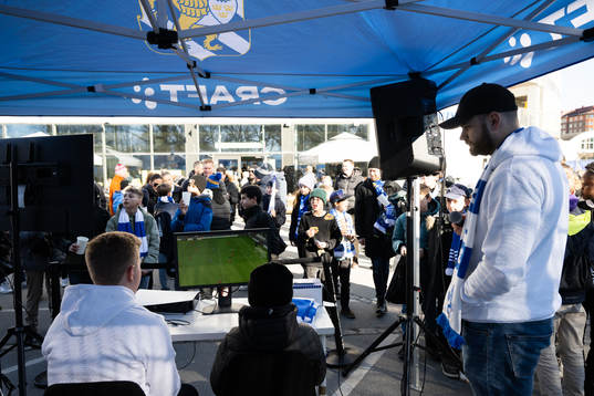 Aktivitet utanför Gamla Ullevi