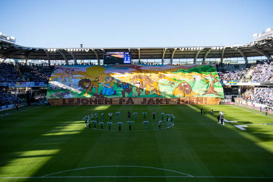 IFK Göteborgs supportrarna tifo