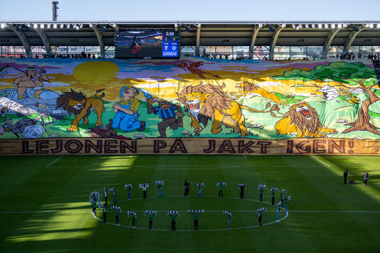 IFK Göteborgs supportrarna tifo