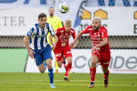 IFK Göteborgs Emil Salomonsson och Värnamos Albion Ademi