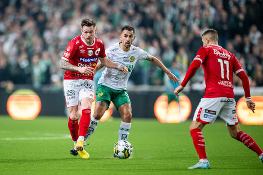 Degerfors Sixten Eriksson och Hammarbys Loret Sadiku