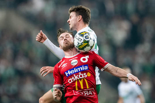 Degerfors Rasmus Örqvist och Hammarbys Joel Nilsson