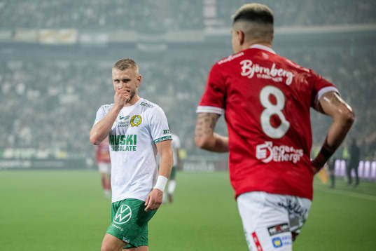 Simon Strand och Degerfors Diego Campos