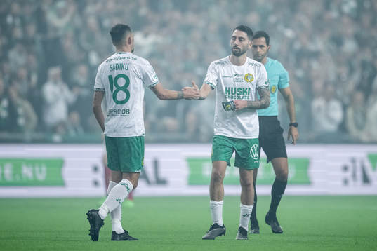 Hammarbys Loret Sadiku och Nahir Besara