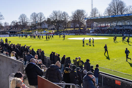 Örjans Vall före fotbollsmatchen i Allsvenskan mellan