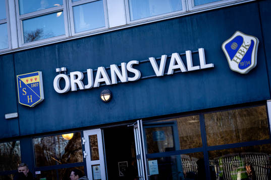 Örjans Vall före fotbollsmatchen i Allsvenskan mellan