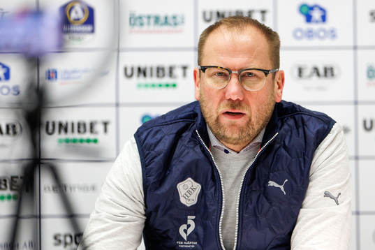 Halmstads tränare Magnus Haglund