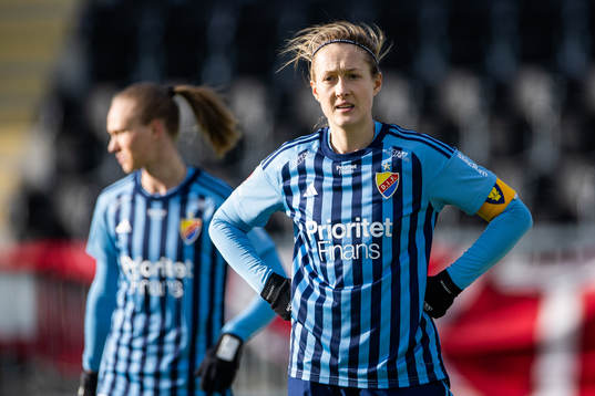 Djurgårdens Sanna Kullberg deppar