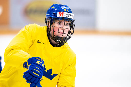 Lova Blom of Sweden at a practice session