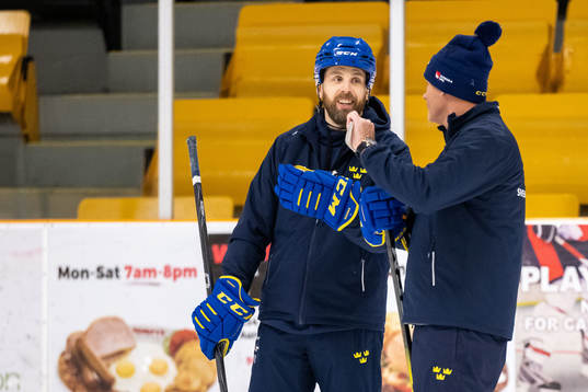 Head coach Ulf Lundberg and assistant coach Andreas