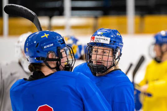 Annie Silén of Sweden at a practice session