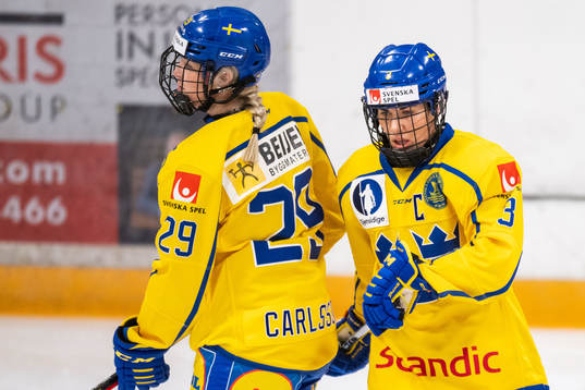 Olivia Carlsson and Anna Kjellbin of Sweden