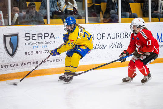 Ebba Hedqvist of Sweden and Lara Christen of Switzerland