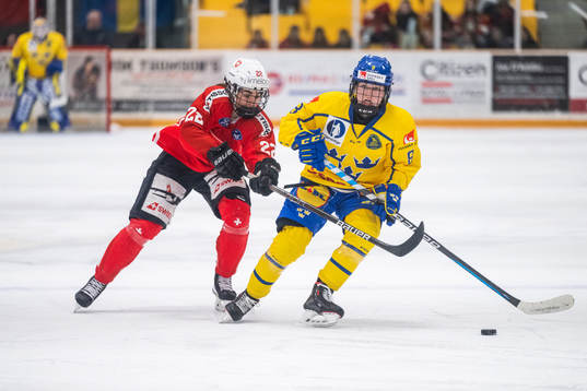 Sonja Leemann of Switzerland and Hilda Svensson Hilda