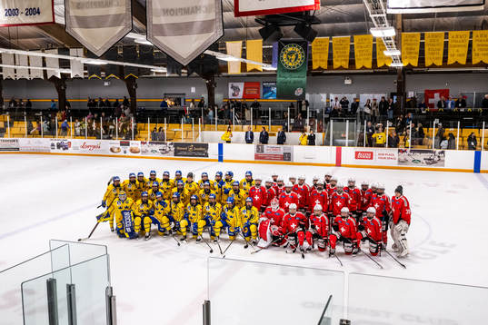 Players of Sweden and of Switzerland