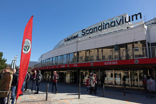 Scandinavium innan semifinal två i SHL mellan Frölunda
