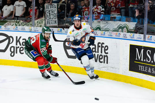 Frölundas Anthony Greco och Växjös Joel Persson