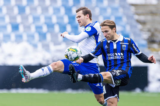 IFK Norrköpings Arnor Traustason och Sirius Daniel Stensson