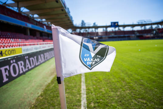 En hörnflagga på Visma Arena