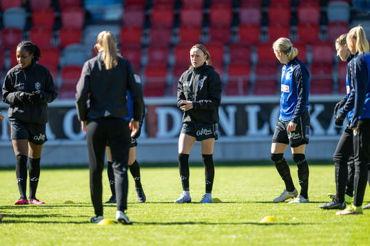 under fotbollsmatchen i Damallsvenskan mellan Växjö DFF