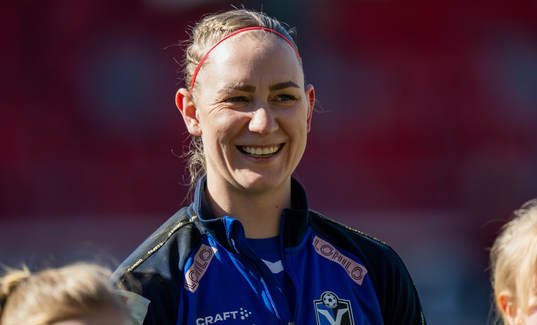Växjö DFFs målvakt Louise Högrell Ledbetter