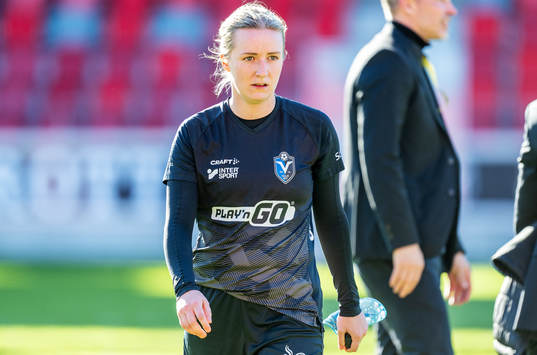 Växjö DFFs Alexandra Jonasson deppar