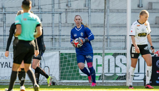 Växjö DFFs målvakt Louise Högrell Ledbetter