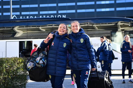 Swedens Johanna Rytting Kaneryd and Filippa Angeldahl of