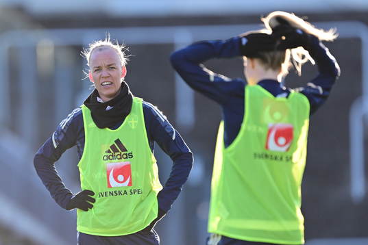 Swedens Caroline Seger of the Swedish women's national