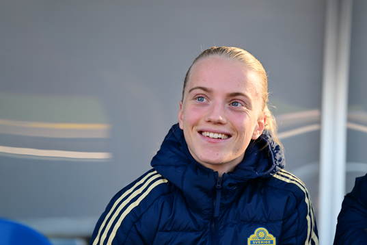 Swedens Anna Sandberg of the Swedish women's national