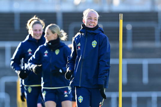 Swedens Caroline Seger of the Swedish women's national