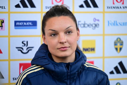 Swedens Johanna Rytting Kaneryd of the Swedish women's