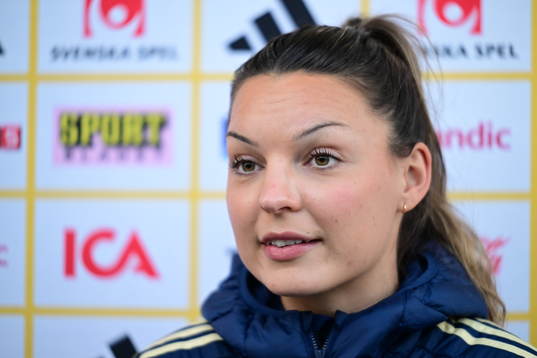 Swedens Johanna Rytting Kaneryd of the Swedish women's