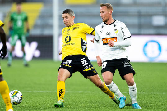 Elfsborgs Andre Ibsen Rømer och Häckens Mikkel Rygaard