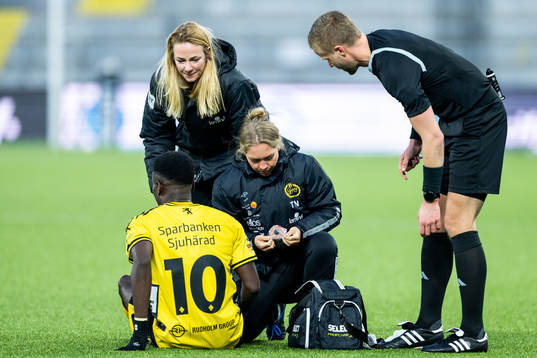Elfsborgs Michael Baidoo får vård
