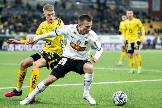 Elfsborgs Alexander Bernhardsson och Häckens Kristoffer