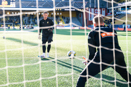 Häckens målvakt Johan Brattberg