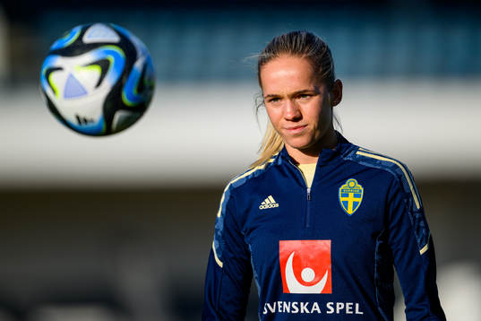 Hanna Lundkvist of the Swedish women's national football