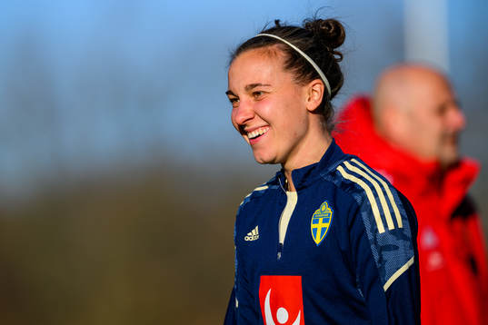 Julia Zigiotti Olme of the Swedish women's national