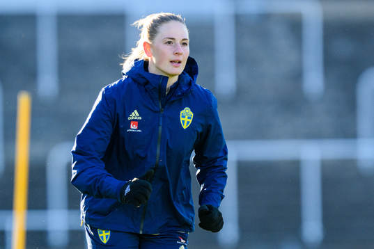 Goalkeeper Tove Enblom of the Swedish women's national