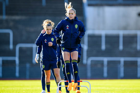 Hanna Lundkvist of the Swedish women's national football