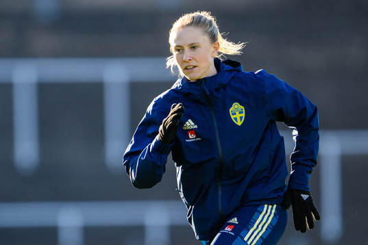 Rebecka Blomqvist of the Swedish women's national football