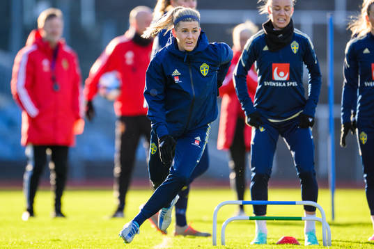 Olivia Schough of the Swedish women's national football