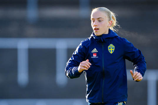 Anna Sandberg of the Swedish women's national football team