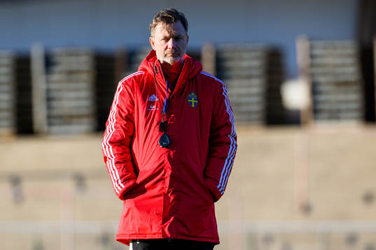 Head coach Peter Gerhardsson of the Swedish women's