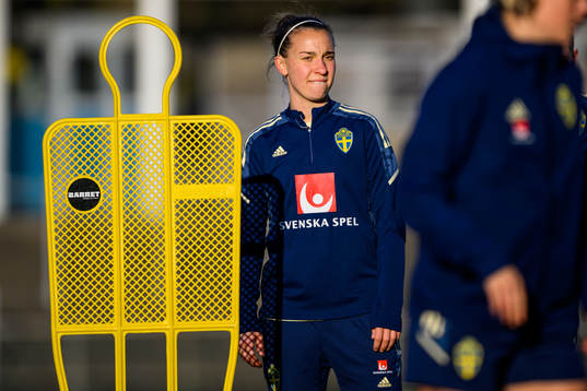 Julia Zigiotti Olme of the Swedish women's national