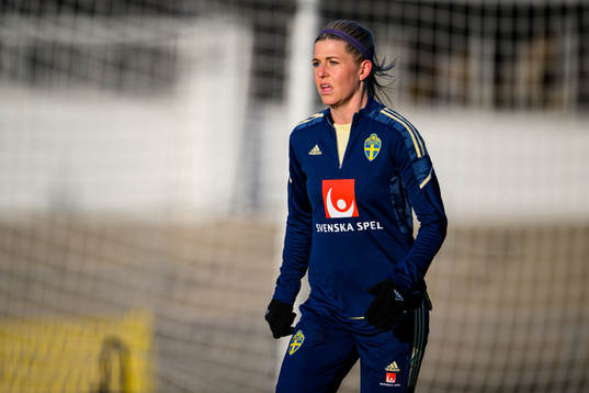 Olivia Schough of the Swedish women's national football