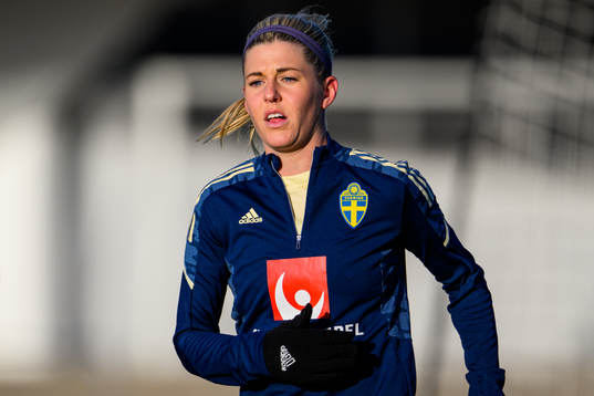 Olivia Schough of the Swedish women's national football