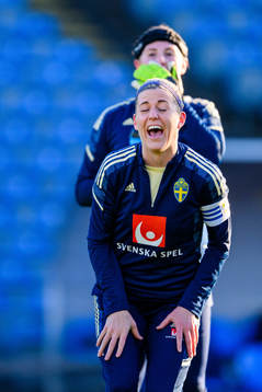 Olivia Schough of the Swedish women's national football